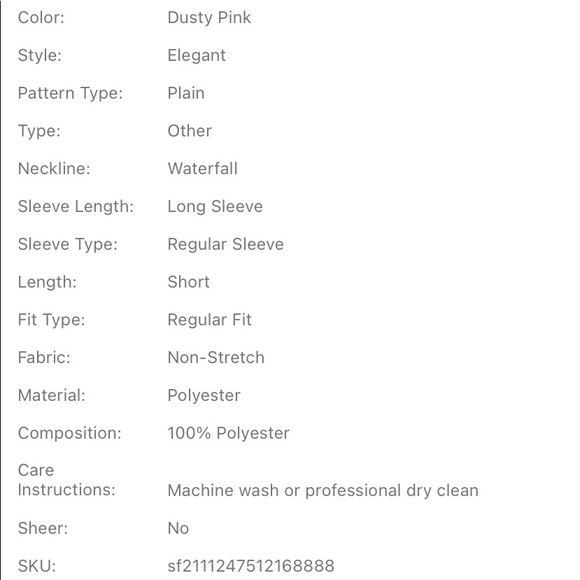 Pink Waterfall Collar Coat - Picture 6 of 10